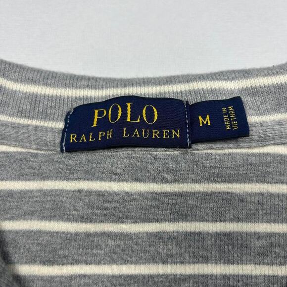 Polo Ralph Lauren Grey and White Quarter Zip - Picture 4 of 7